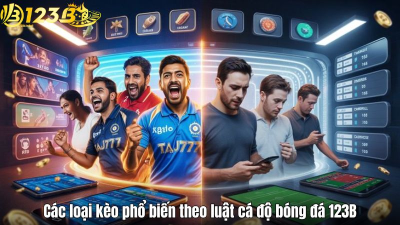 Các loại kèo phổ biến theo luật cá độ bóng đá 123B